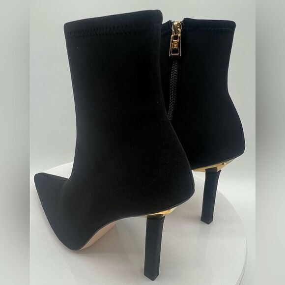 GOOD AMERICAN | Ankle Shine Neoprene Booties | Black | NWT 9 | w/ Dust Bag - Picture 12 of 15